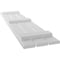 Ekena Millwork Americraft 3-Board, 3 Batten Exterior Real Wood Spaced Board-n-Batten Shutters, ARW401SB311X69WHH, PR ARW401SB311X69WHH - alternate 5